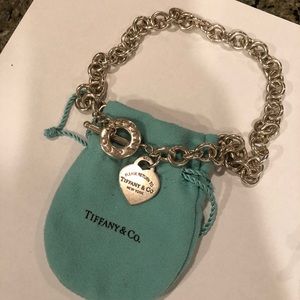 Tiffany & Co. Heart Charm Necklace
